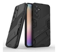 ESTH® Custodia per Samsung Galaxy A35 5G con Supporto [Compatibile con Supporto Magnetico per Auto] Cover Paraurti PC + TPU, Nero