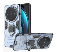 ESTH® Custodia per vivo X100 Pro con 360° Rotante Staffa, [Compatibile con Supporto Magnetico per Auto], Cover Paraurti PC + TPU, Blu