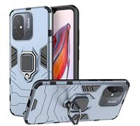 ESTH® Custodia per Xiaomi Redmi 12C/Redmi 11A con 360° Rotante Staffa, [Compatibile con Supporto Magnetico per Auto], Cover Paraurti PC + TPU, Blu