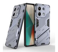 ESTH® Custodia per Xiaomi Redmi Note 13 5G con Supporto [Compatibile con Supporto Magnetico per Auto] Cover Paraurti PC + TPU, Grigio