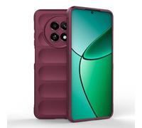 ESTH® Custodia Silicone Liquido per Realme 12 5G/Realme 12x 5G con Protezione Anti-Germi e Fodera in Microfibra, Cover in Silicone a Antiurto 360°, Viola scuro