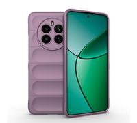 ESTH® Custodia Silicone Liquido per Realme 12 Plus 5G con Protezione Anti-Germi e Fodera in Microfibra, Cover in Silicone a Antiurto 360°, Viola chiaro