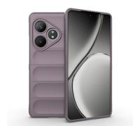 ESTH® Custodia Silicone Liquido per Realme GT 6T 5G/Realme GT Neo6/GT Neo6 SE con Protezione Anti-Germi e Fodera in Microfibra, Cover in Silicone a Antiurto 360°, Viola chiaro
