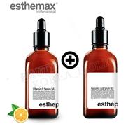 ESTHEPRO Vitamin C Serum 100ml + Acido Ialuronico Serum 100ml Set Korea Skin ...