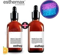 ESTHEPRO Vitamin C Serum 100ml + ESTHEPRO Peptide Serum 100ml Set Made in korea