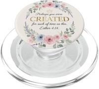 Esther 4:14 Corona Floreale Fede Donne PopSockets PopGrip per MagSafe