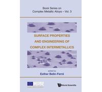 Esther Belin-fe Surface Properties And Engineering Of Complex (Copertina rigida)