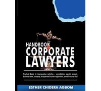 Esther Chidera Agbom Handbook for Corporate Lawyers (Tascabile)
