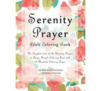 Esther Pincini Agnes Bartoccelli Serenity Prayer Adult Coloring Book (Tascabile)