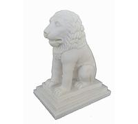 Estia Creations Anfipoli Leone Scultura Antico Guardiano Greco delle Anime Statua