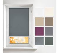 Estika Tende a rullo per interni senza forare - 80 x 220 cm - Tende Oscuranti Avvolgibili - montabile senza fori, privacy temporanea, protezione sole