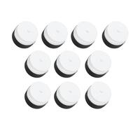 Estink 10pcs Nastro per Impugnatura a Racchetta da Tennis Set PU Overgrips Assorbenti per Il Sudore per Le Canne da Pesca a Badminton da Tennis (White)