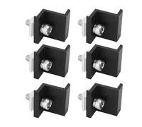 Estink 12pcs PV PV Solar Pannello Z Fine Fine Connessione Forte per Le Diverse Superfici in Lega in Alluminio Materiale (30 mm)