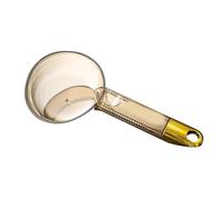 Estink 180 Ml Porzione di Riso Scoop Design a Clamp/Holder Lungo Design Trasparente Misurazione del Cucchiaio Cucina Crappe (arancione trasparente)