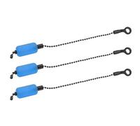 Estink 3 Pezzi di Pesca Indicatore dei Ganci Bobbins Alerter Iron Acrilic Chain Strumenti per la Pesca all'aperto (Blue)