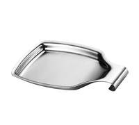 Estink 304 Porta di Pentola per Cucchiaio per Quadrato in Acciaio Inossidabile in Acciaio Inossidabile per l'organizzazione della Cucina, per i Filtri della Zuppa di Spatola da Mestoli (SILVER)