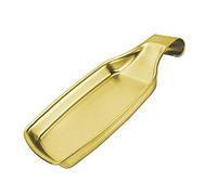 Estink 304 Porta di Pentola per Cucchiaio per Quadrato in Acciaio Inossidabile in Acciaio Inossidabile per l'organizzazione della Cucina, per i Filtri della Zuppa di Spatola da Mestoli (GOLD)