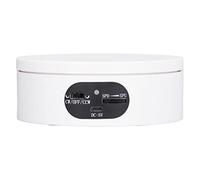 Estink 360 Gradi Electric Rotating Turntable 3 Modie MODE MOTORIZZATO PER POTOGRAFICA PUBBLICIBILE NEGLI COMUNE CASE PLASTICA BIANCA (12 cm/4,7 pollici)