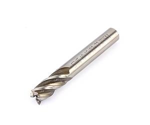 Estink 4-flute End Mill bit, 4/6/8/10/12 mm HSS CNC codolo cilindrico punte cutter Tool, Set Punte HSS trapano fresa, per CNC