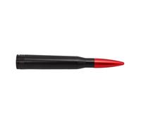 Estink 50 Calibre Universal Truck Antenna Mast Sostituzione in Alluminio Billet Durevole per, Duro Anodizzato con Adattatori per l'installazione dell'Antenna del Veicolo (rosso)