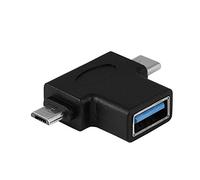 Estink Adattatore OTG Micro USB a USB 3.0, Convertitore Type C a USB Maschio/Femmina 2 in 1 per Dispositivi Android - compatibile con Smartphone, Tablet e Dispositivi OTG