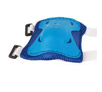 Estink Celmetto per Giovani Ingranaggi Protettivi Set Cool in Schiuma Ginocchiera per Ginocchio per Pattinaggio a Rulli Scooter - per Bambini in Schiuma Nera, Eva, Plastica Pp (BLUE)