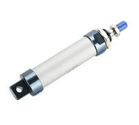 Cilindro pneumatico, Mini Cilindro Pneumatico Corsa Singola 50mm Alesaggio 25mm Cilindro ad Aria Doppio Effetto Lega di Alluminio