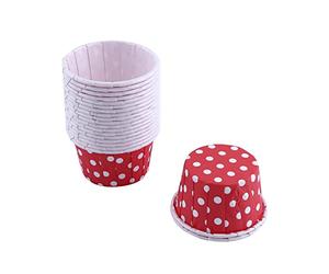 Estink Contenitori di Carta Point D'onde Rouge, Set da 100 Pezzi, 7 Colori