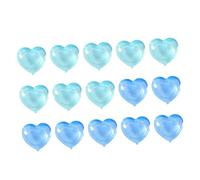 Estink Cubi di Ghiaccio a Forma di Cuore Riutilizzabili Raffreddamento Rapido per Bevande Fredde 15 Pezzi per Ospiti per Feste Ambientali in Plastica (BLUE)