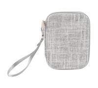 Estink Custodia Portatile Protezione Shell Rigido Mini Borse di Stoccaggio da Viaggio - Compatibile con Collegamento Link2 Link Sq, Stile retrò Classico (WHITE)