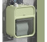 Estink Distributore di Carta Igienica Dispenser Pulito e Facile Che Cambia l'organizzatore del Bagno di Stoccaggio Spaziale (GREEN)
