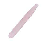 Estink Gua Sha Quarzo Rosa, Strumento per Massaggio e Terapia con Raschietto in Naturale per Agopuntura, 12 cm Bastone da 110mm per Relax e Benessere