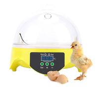 Estink Incubatrice per Uova Automatica, Digitale con Display Temperatura, capacità 7 Uova, 220V Presa Europea, Piccola e Manuale per Casa