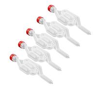 Estink Kit Birra Domestica, Set Completo di Fermentazione con 5 Tubi in Plastica e Gorgogliatore per Birra Artigianale Fai da Te, Guarnizione Inclusa per Fermentatore