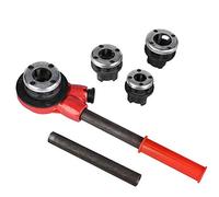 Estink Kit di Filettatura per Tubi, 6 Pezzi, 4 Matrici Manuali 1/2", 3/4", 1", 1-1/4", Strumento Manuale con Custodia