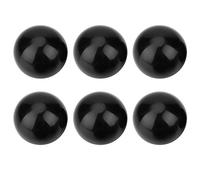 Estink Manopola a Sfera, Impugnatura Rotonda per Macchine Utensili in Plastica Nera M12x40mm Set 6 Pezzi