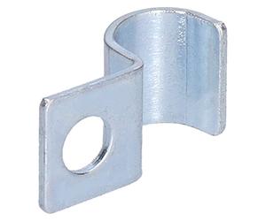 Estink Morsetti per Tubi, Acciaio Inossidabile Zincato, 12mm, 20 Pezzi, Foro Singolo