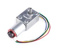 Estink Motoriduttore Elettrico 12V con Encoder, 40RPM, Reversibile CW/CCW, Riduttore a Vite Senza Fine, Autobloccante