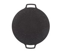 Estink Panoramica Rotonda per Bbq Grill Padella per Cucina in Campeggio, Alta conducibilità Termica, Riutilizzabile per Escursioni, Pesca Sul Lago (36 cm)