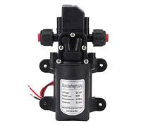 Estink Pompa Acqua Autoaspirante, Alta Pressione 116 PSI 12V, 5L/min per Lavaggio Auto Barca Giardino Irrigazione Pulizia Esterna 60W