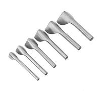 Estink Punzoni da Taglio a V per Pelle, Set 6 Pezzi, 15-40mm, Acciaio 45#