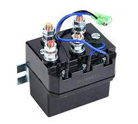 Estink Relè Solenoide per Verricello 12V 250A, Contattore Argano per ATV UTV 1500-5000lb