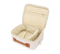 Estink Sacca Fotografica di Grande capacità Imbottitura Ispessibile Manico per Cinghia Regolabile con Cerniera Case di Trasporto della Fotocamera per CP910 1200 1300 DSLR, Protezione della (Beige)