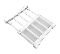 Estink Scaffale di Tensione dell'Armadio Regolabile Espandibile Rack per Divisori per Armadio per il Bagno di per la Costruzione di Tubi in Acciaio Pp (Lunghezza 23-30 cm / 9,1-11,8 pollici)