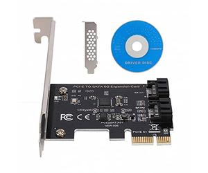 Estink Schede PCI-E Schede 'adattatore di Espansione SATA III da 6 Gbps PCI Express A SATA 3.0 A 2 Porte