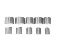 Estink Set di 10 Utensili in Pelle per Lavorazione, 2-18 mm, con Borsetta Portadocumenti, Tagliabordi, Strumenti per Lavorazione a Mano