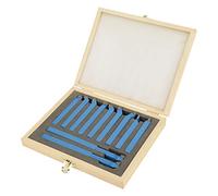 Estink Set di 11 Utensili da Tornio con Inserti in Carburo 10x10 mm, per Tornitura CNC Fresatura Metalli