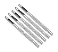 Estink Set di Pugno di Punzonatura in Pelle in Acciaio a Carbone Affilato per Mestiere in Pelle, Kit di Punzonatura Rotondo da 20 Pezzi per Borse di Abbigliamento (2,5 mm)