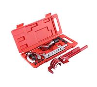 Estink Set di Svasatura Tubi, 7 Stampi Doppia Svasatura 180° per Tubi in Rame e Alluminio 3/16-5/8 Pollici con Piegatubi Metrico e Imperiale per Professionisti