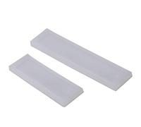 Estink Stampo in Silicone Rettangolare, 2 Pezzi, per Resina Epossidica, Creazione Gioielli e Segnalibri
